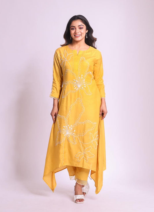 Sunshine Asymmetric Kurta Set