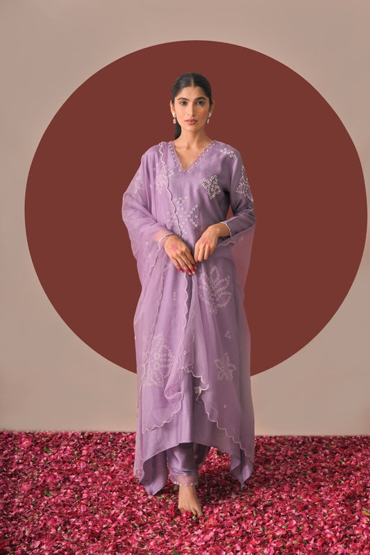 Lavanya Lilac Set